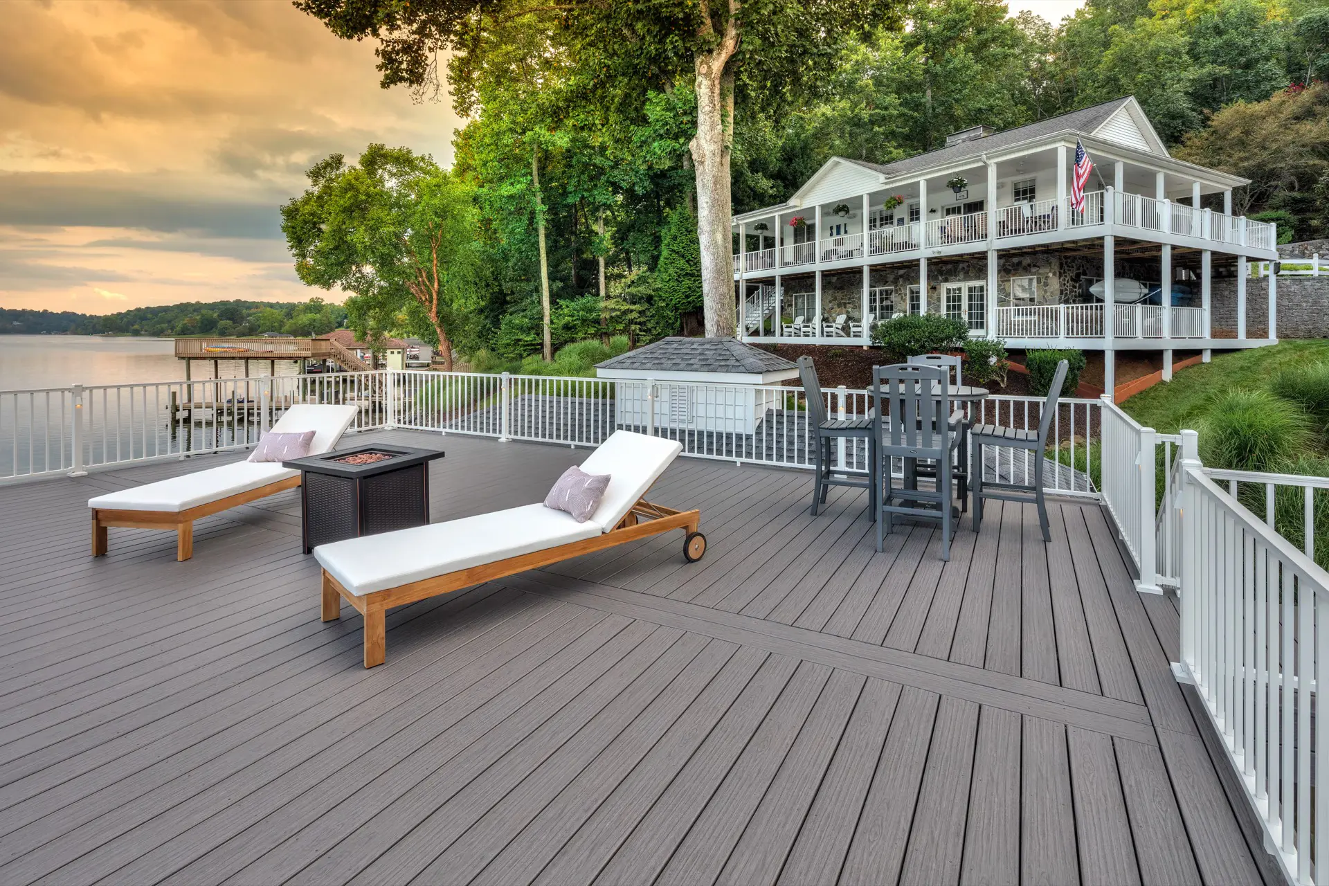 Whidbey installed deck