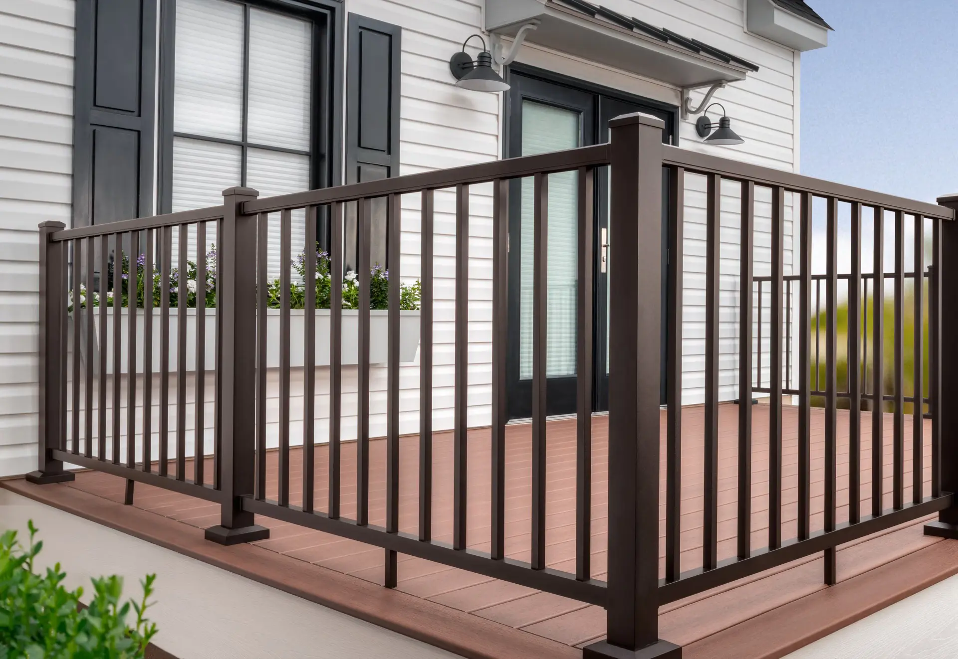 T-Rail square composite balusters