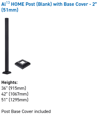 al13 post 51mm