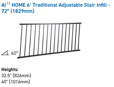 infill 72 stair