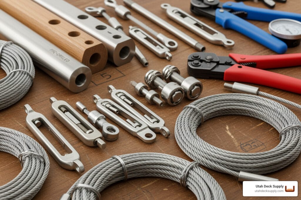 Read more about the article From Fittings to Full Systems: Where to Buy the Best Cable Railing Supplies