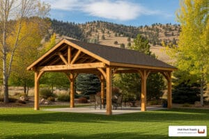 Read more about the article All Wood Pavilion Kits: The Natural Choice for Your Outdoor Oasis