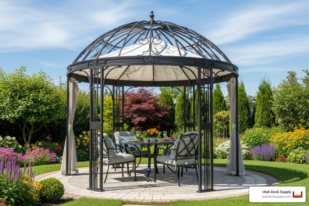Read more about the article Round Metal Gazebo Kits: Strength, Style, and Steel