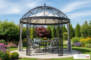 Read more about the article Round Metal Gazebo Kits: Strength, Style, and Steel