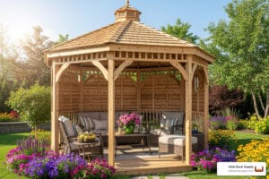 Read more about the article Find Your Perfect Wooden Gazebo Kit for Backyard Bliss