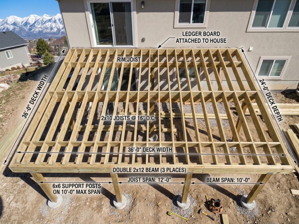 Read more about the article Mastering Your Deck Permit with Easy Span Chart Tables