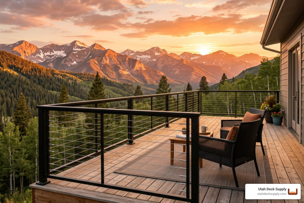 Read more about the article Why Aluminum Outdoor Deck Railing Systems are the MVP of Low Maintenance
