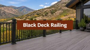 Read more about the article Black Aluminum Deck Railing: A Utah Buyer’s Guide