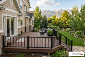 Read more about the article Contrast is King: Stunning Brown and Black Deck Combos