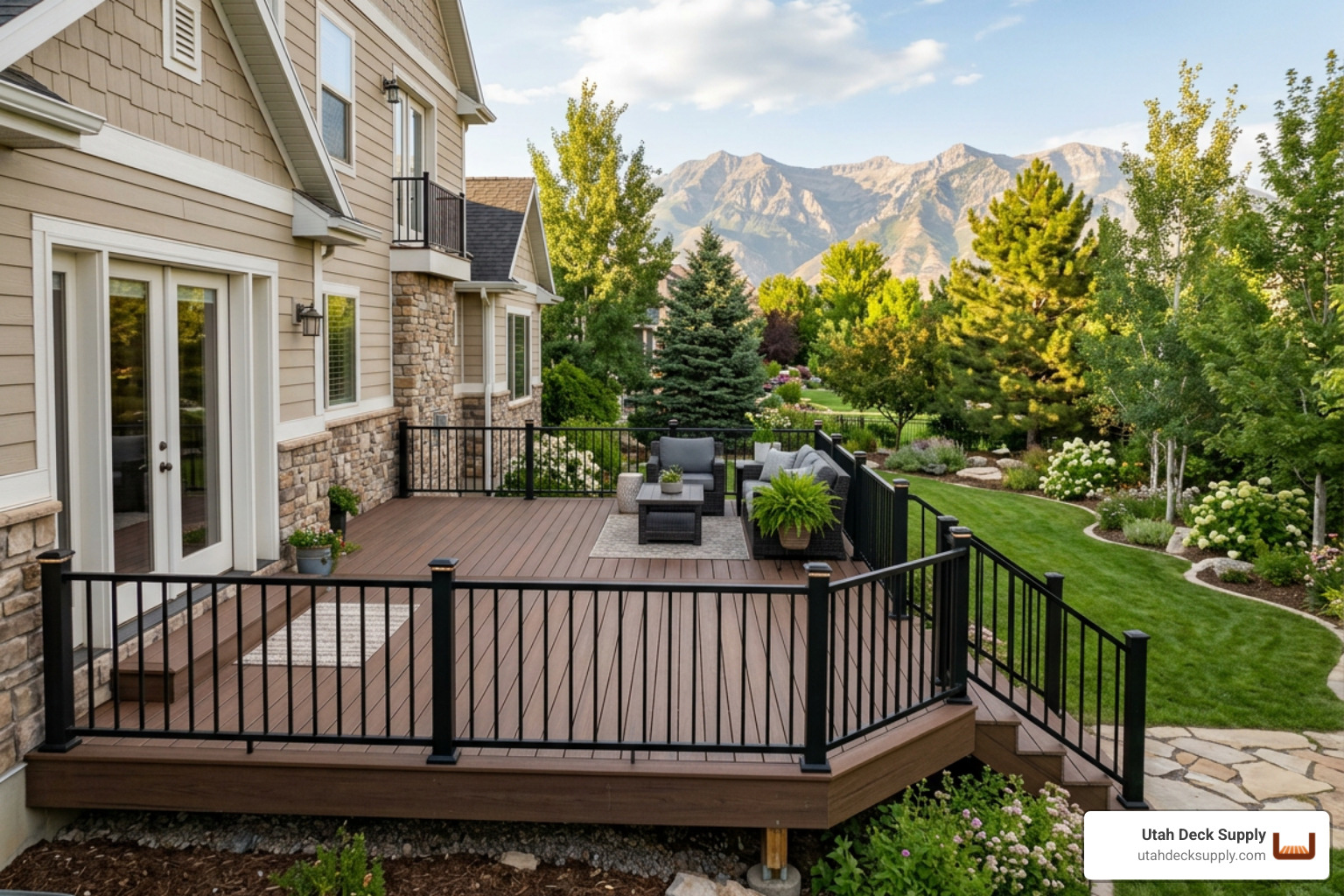 You are currently viewing Contrast is King: Stunning Brown and Black Deck Combos