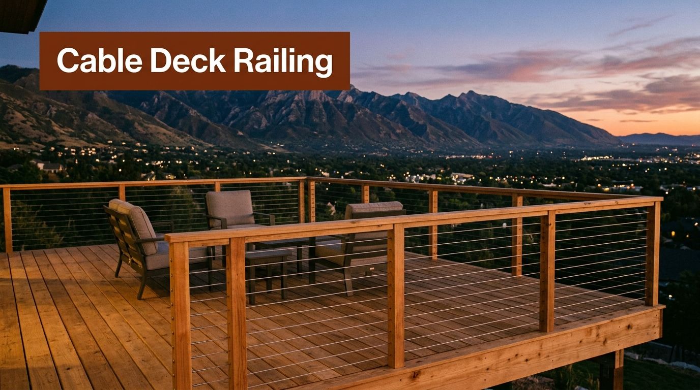 You are currently viewing A Utah Guide to Stainless Steel Cable Deck Railing Systems